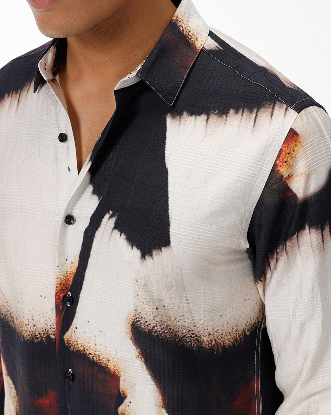 COYOTE – Black Off White Print Shirt