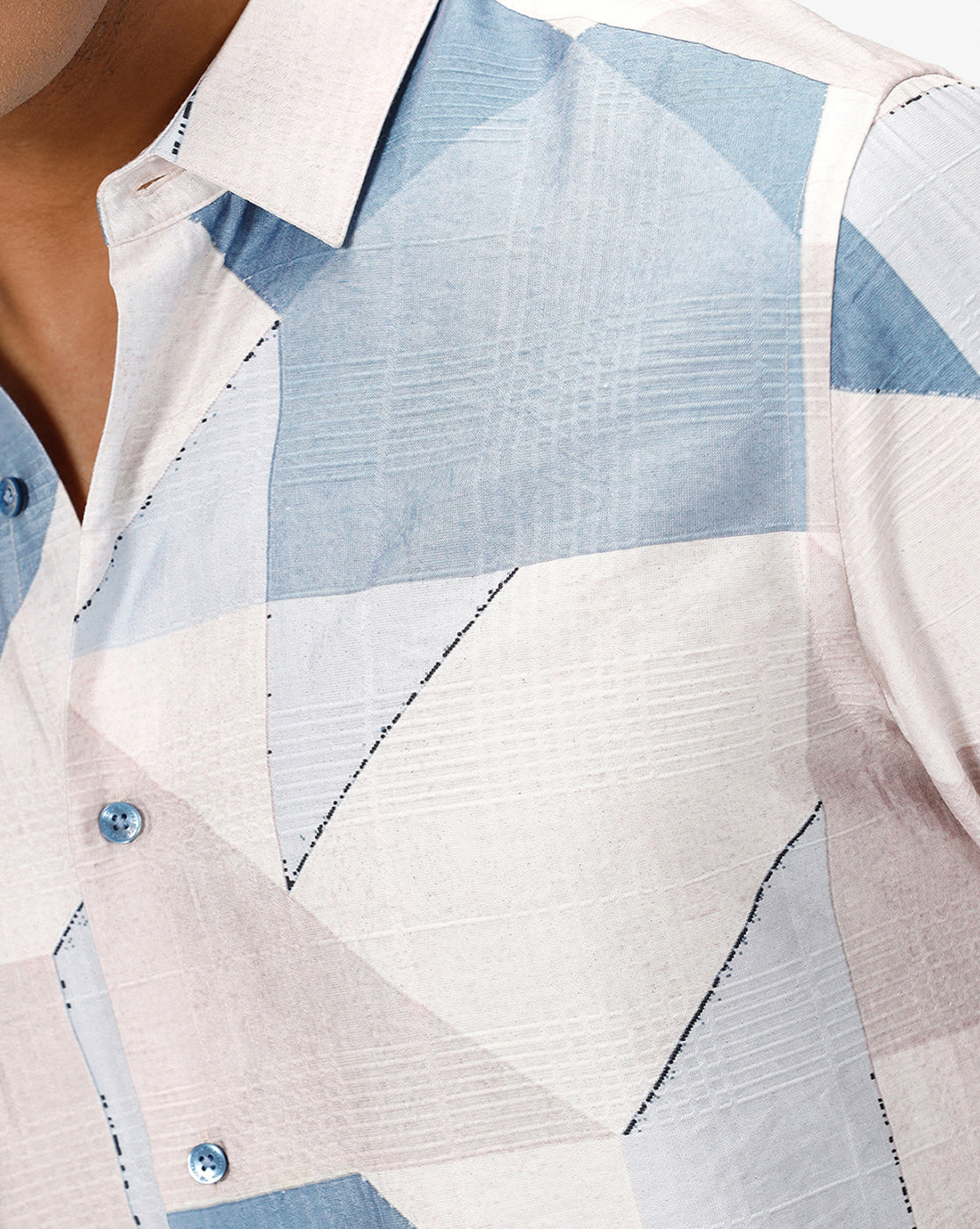 Men's Multi Abstract Print Casual Shirt