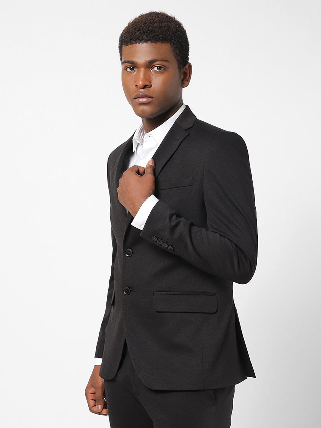 Men's Black Blazer TCJ46459