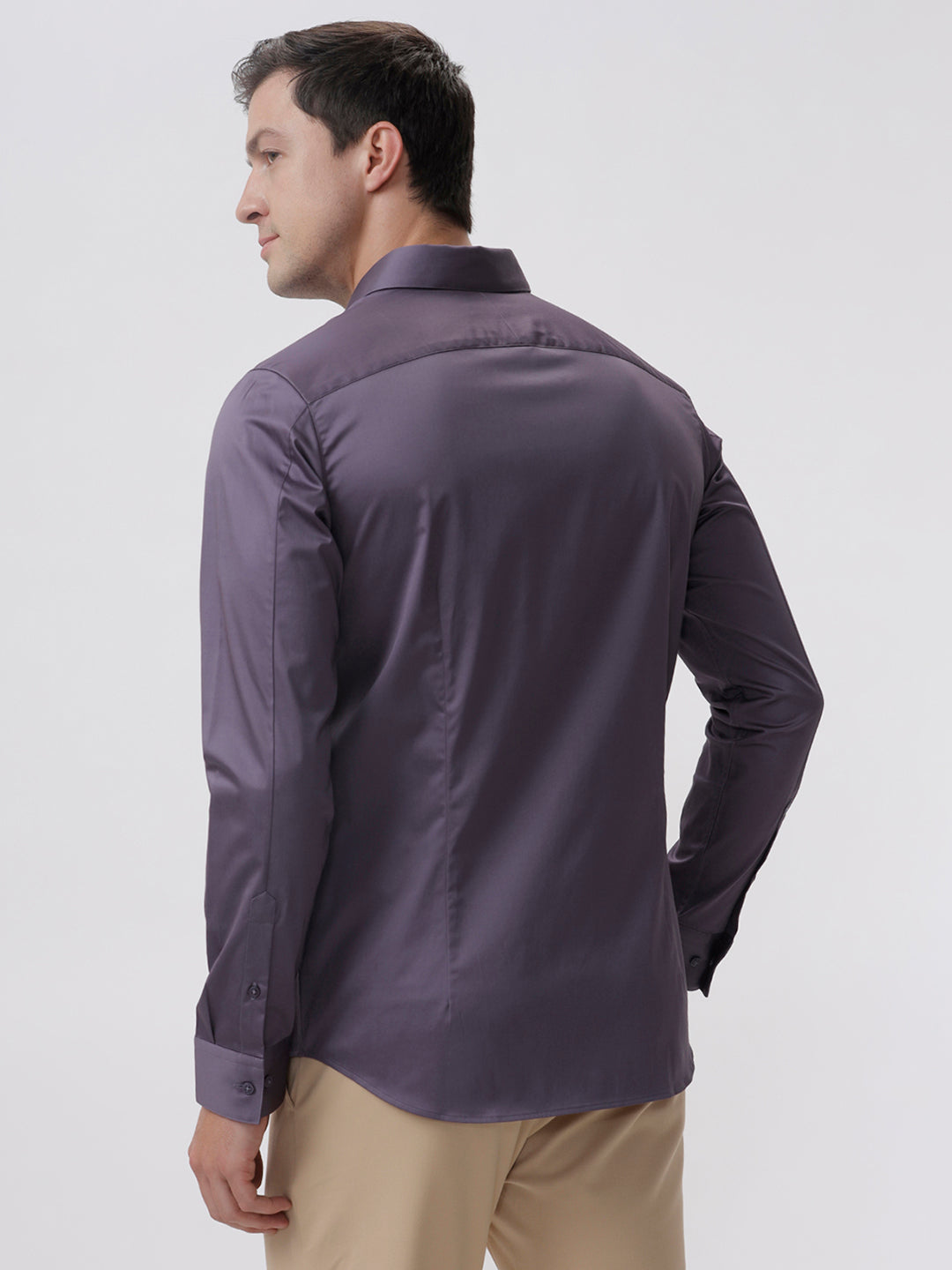 Samuel Purple Sage Cotton Shirt