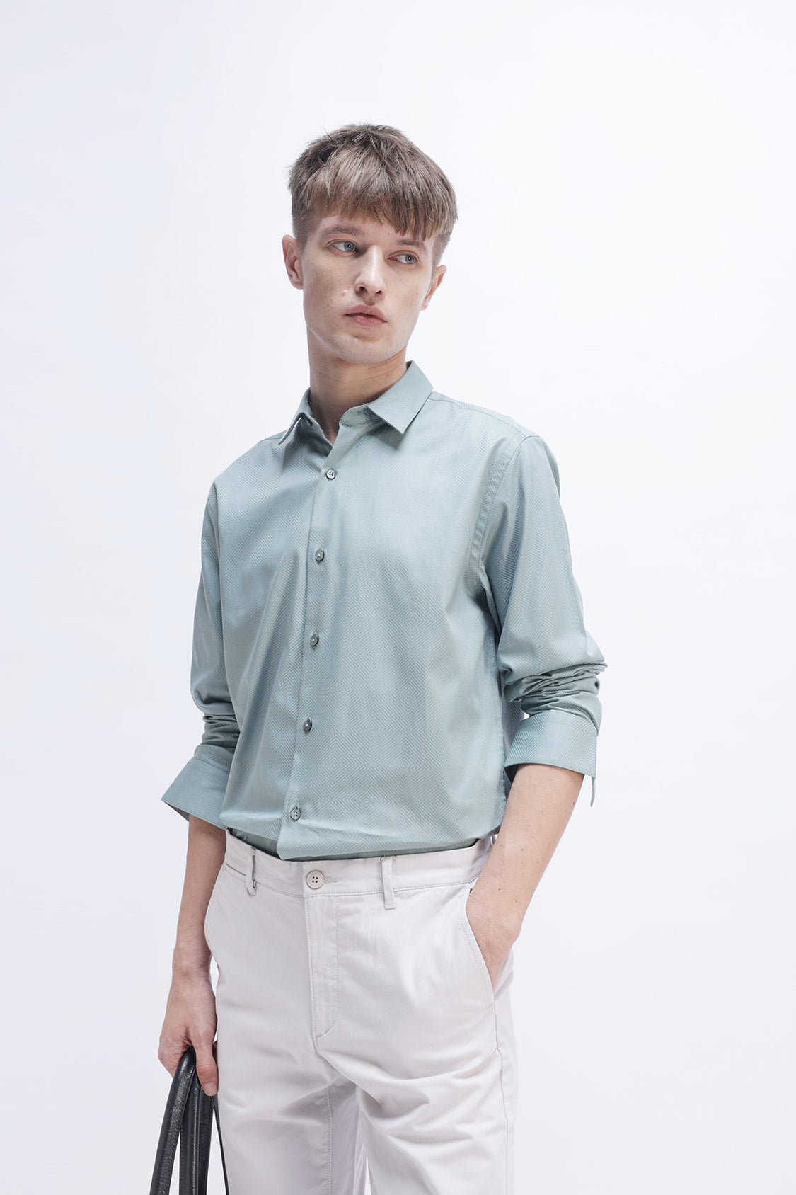 PLAIN TEXTURED SHIRT