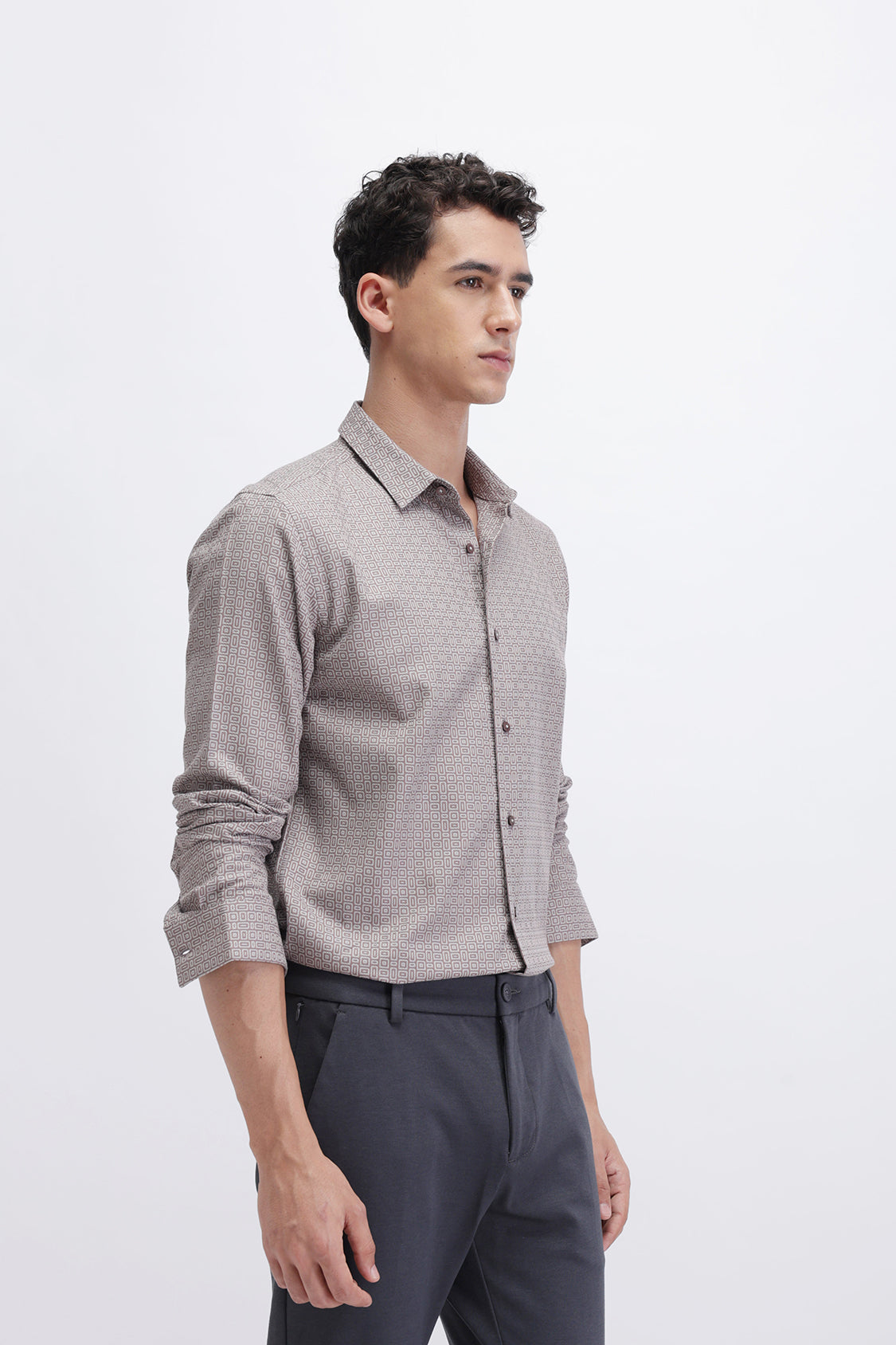 GEOMETRIC PRINTED SHIRT