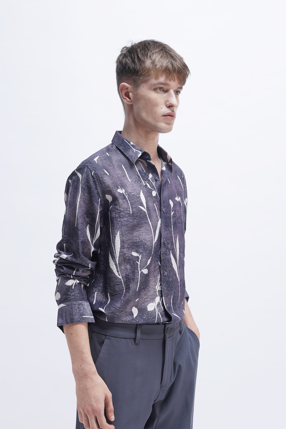 LEAF PRINTED SHIRT