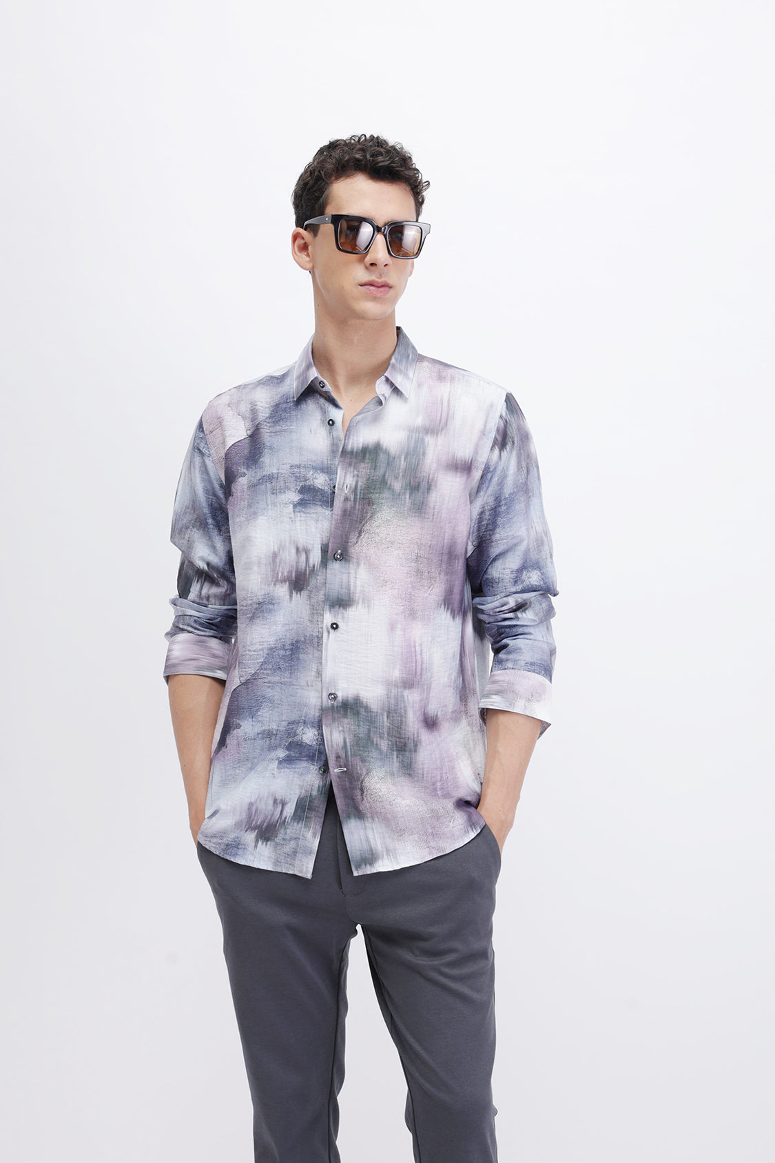 ABSTRACT PRINTED SHIRT