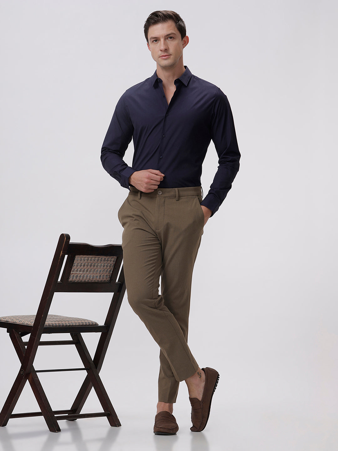 Powell Peacoat Cotton Shirt