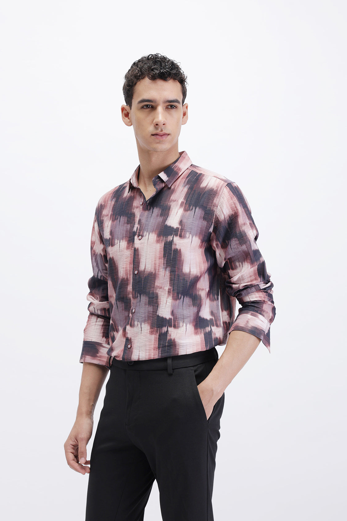 ABSTRACT PRINTED SHIRT